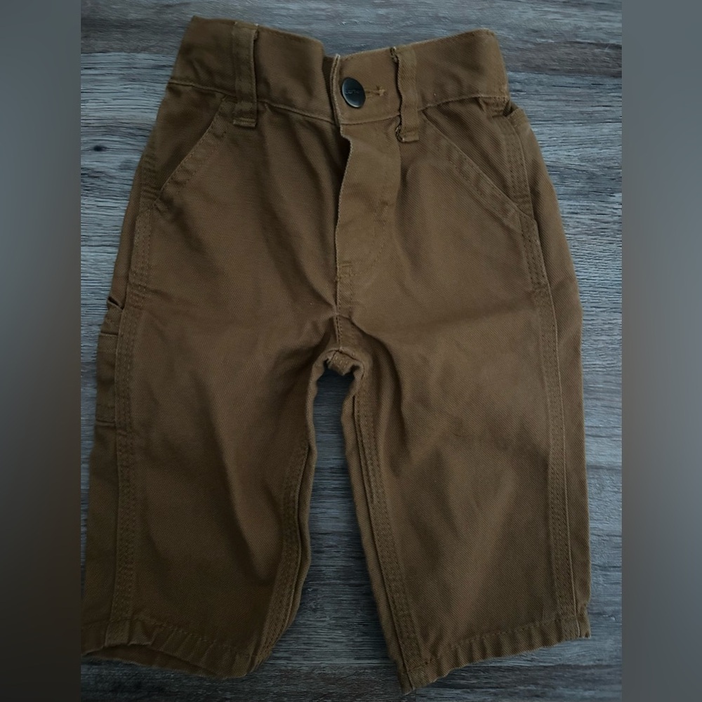 Baby boys' durable Carhartt canvas pants